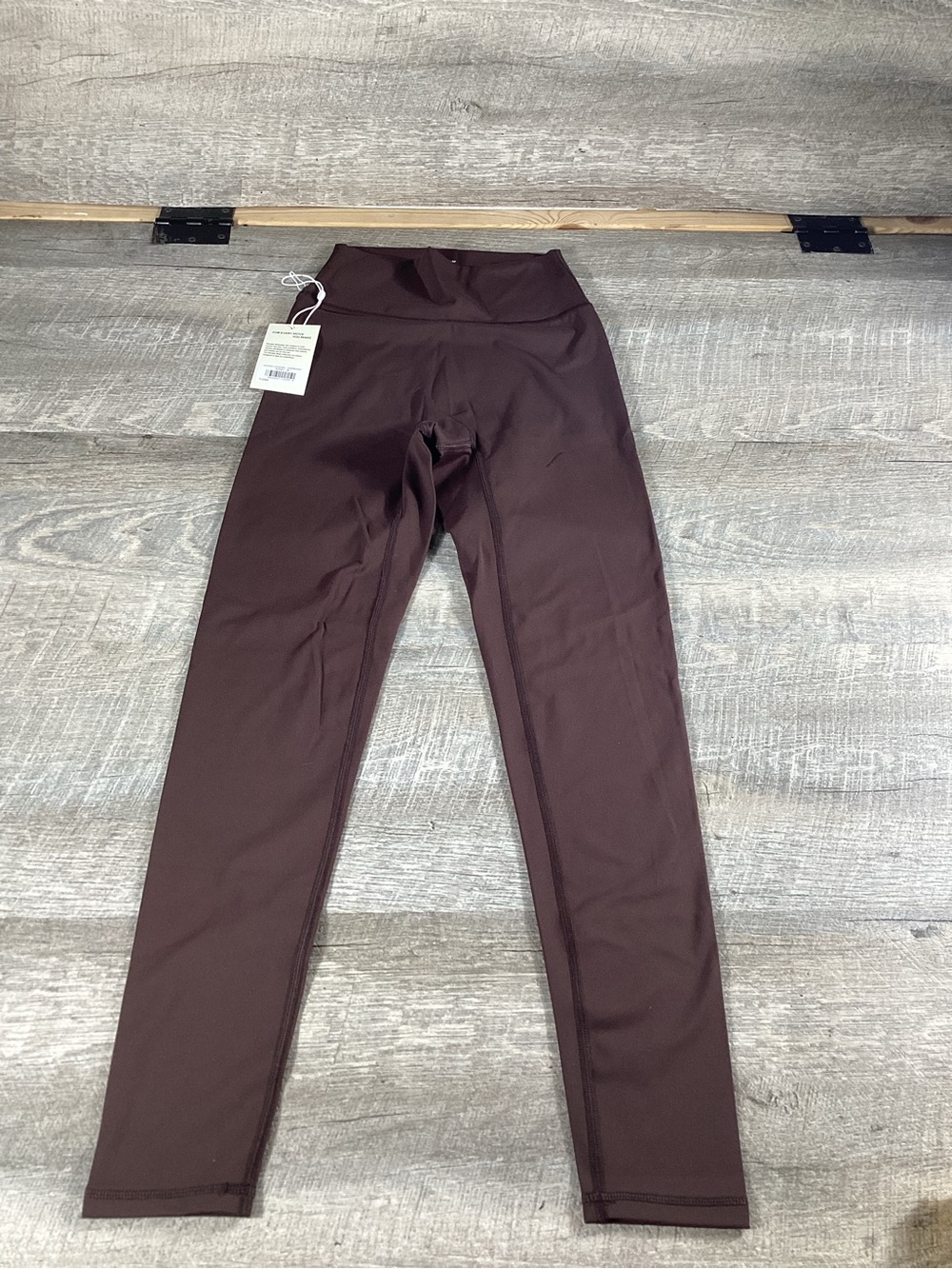 Monday Body Acadia Leggings Espresso Brown High Waist Size M NWT